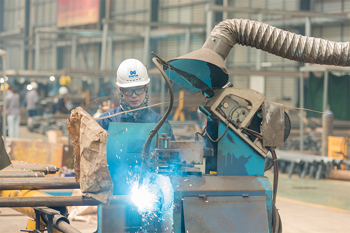 房山网架自动化焊接