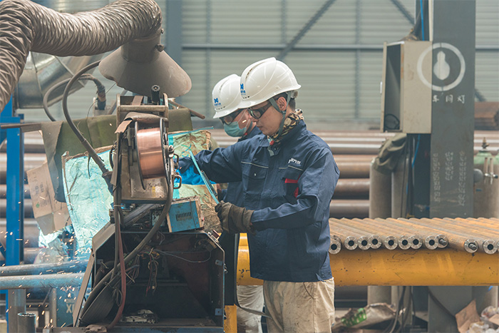 房山网架自动化焊接